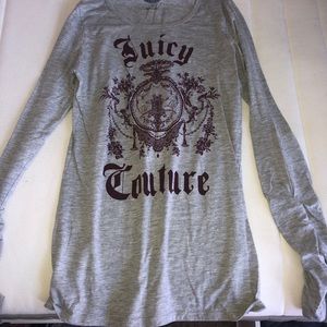 Gray longsleeve Juicy couture